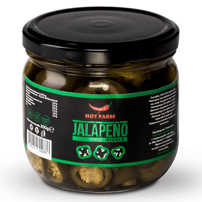 Sliced jalapeño pickles